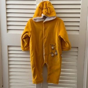 BBX faux wool Sherpa Pram mustard color 9M